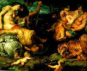 Peter Paul Rubens de fyra varldsdelarna oil painting on canvas